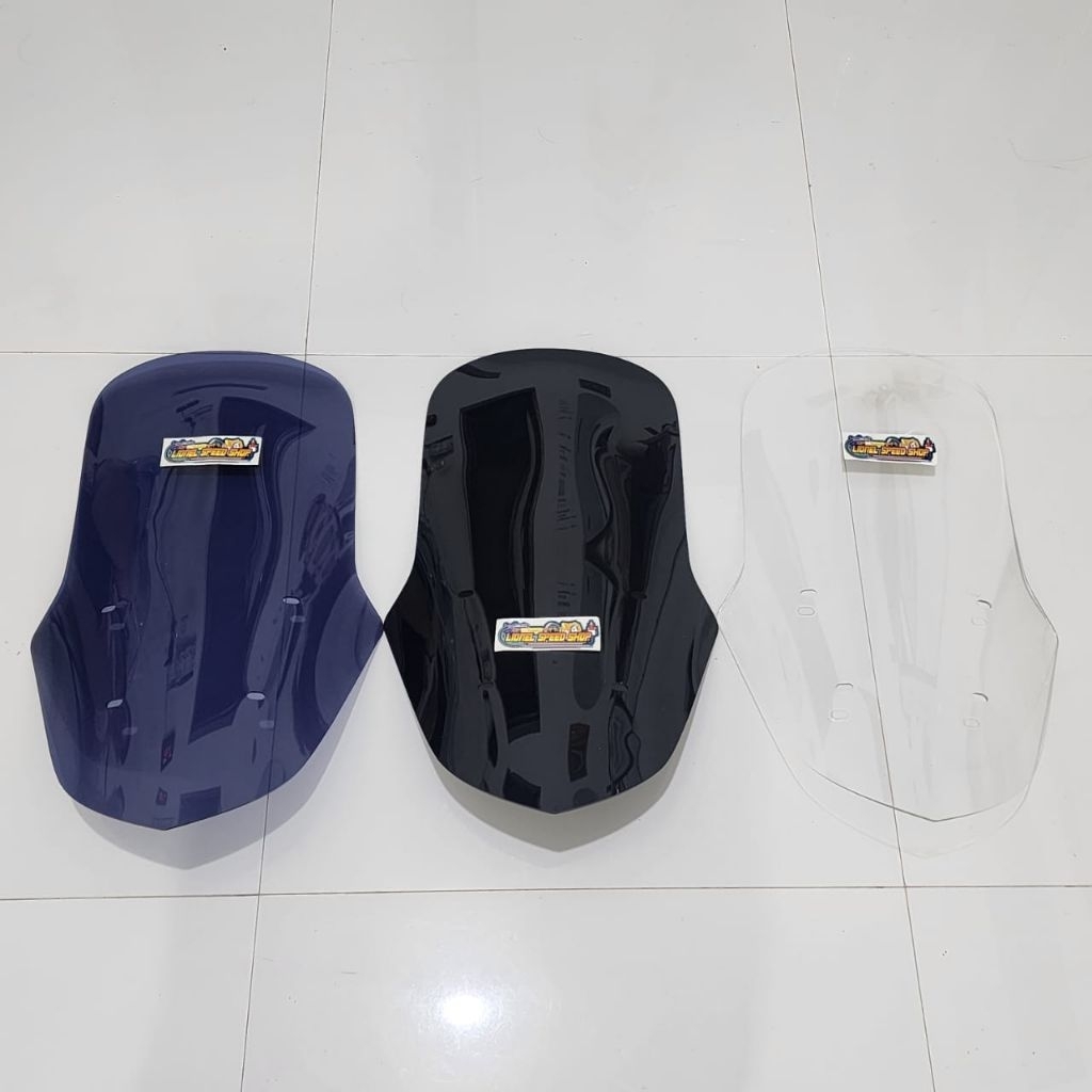 Visor windshield nmax old modist nmax lama tebal tinggi riben hitam