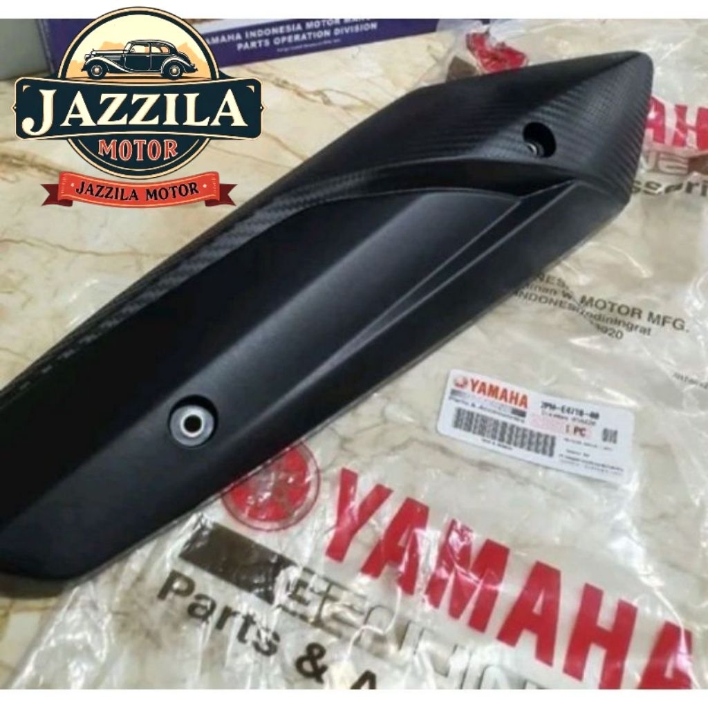 COVER TUTUP TAMENG KNALPOT XRIDE 125 , PELINDUNG KNALPOT MIO M3 , MIO Z , MIO 125 ORIGINAL