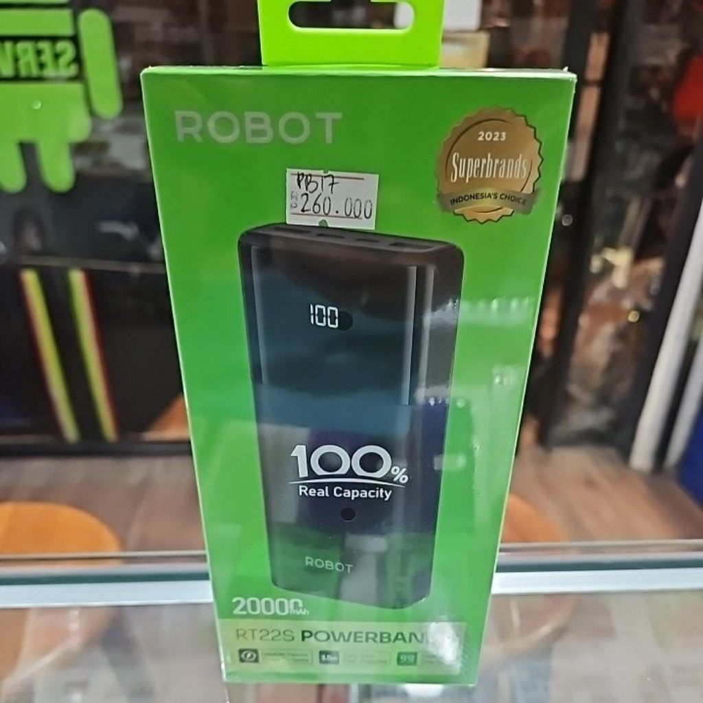 Power Bank Robot 10.000 mAh & 20.000 mAh