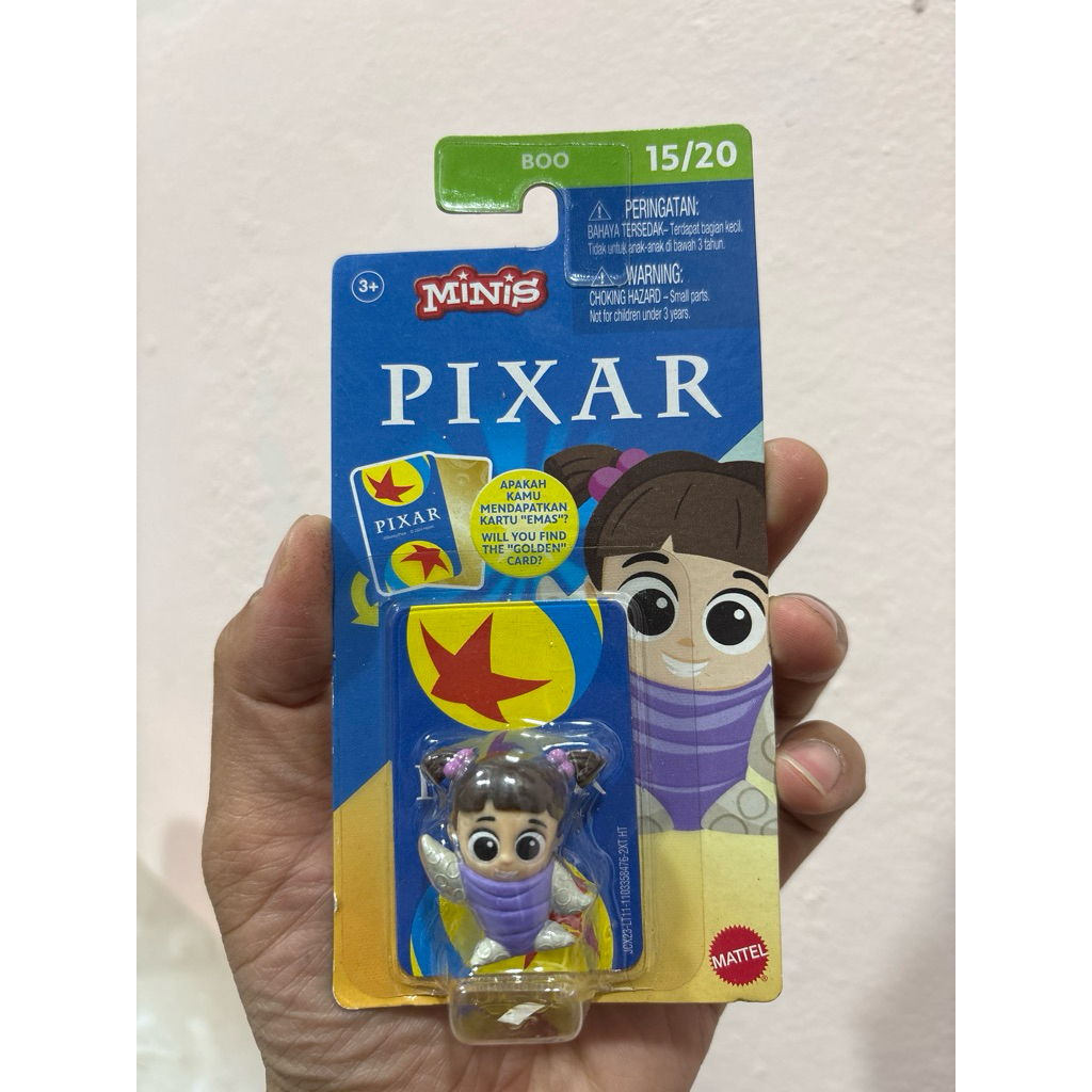 Pixar Minis Monster Inc Boo Mattel - Mainan Action Figure
