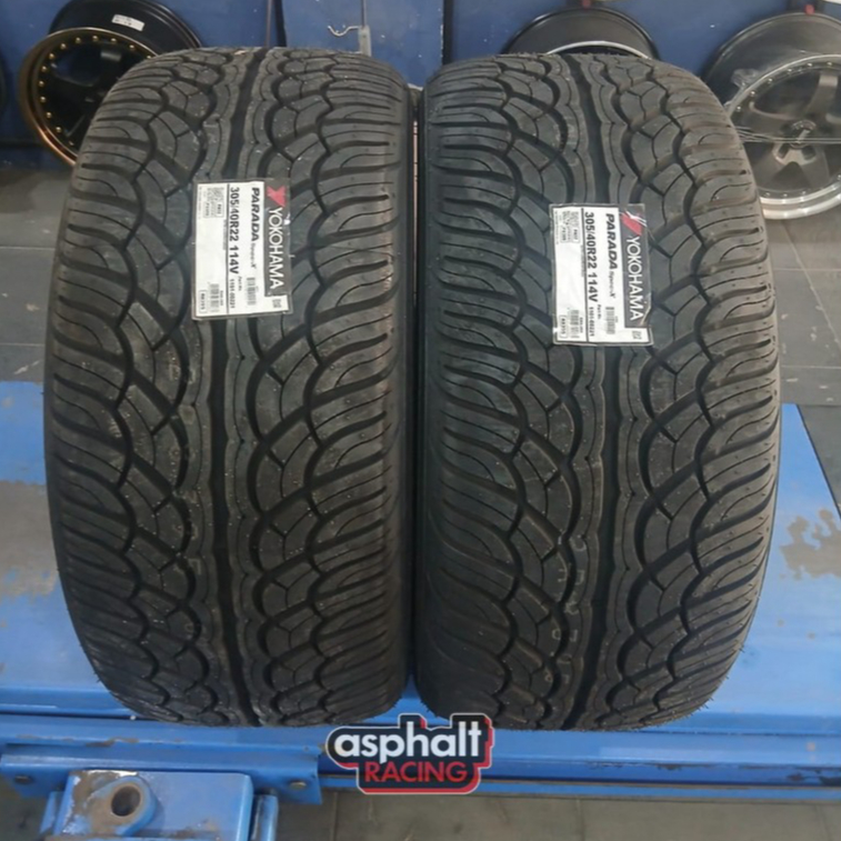 BAN MOBIL TAPAK LEBAR 305 40 R22 YOKOHAMA PARADA SPEC X-PA02 BAN IMPORT