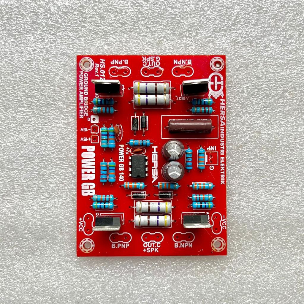 KIT Power Amplifier GB 140 Watt V2 Out Collector 140W