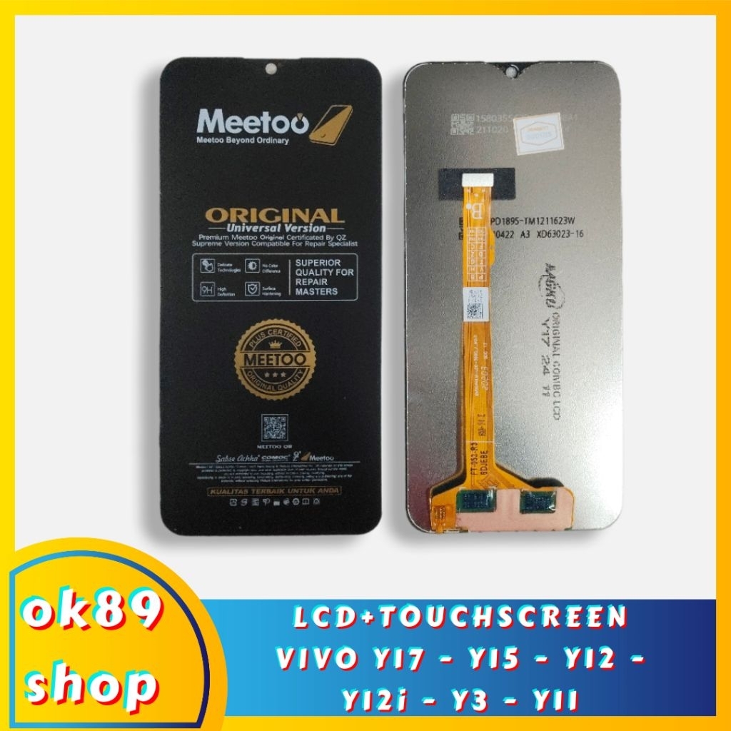 LCD+TOUCHSCREEN VIVO Y17 - Y15 - Y12 - Y21i - Y3 - Y11 BLACK