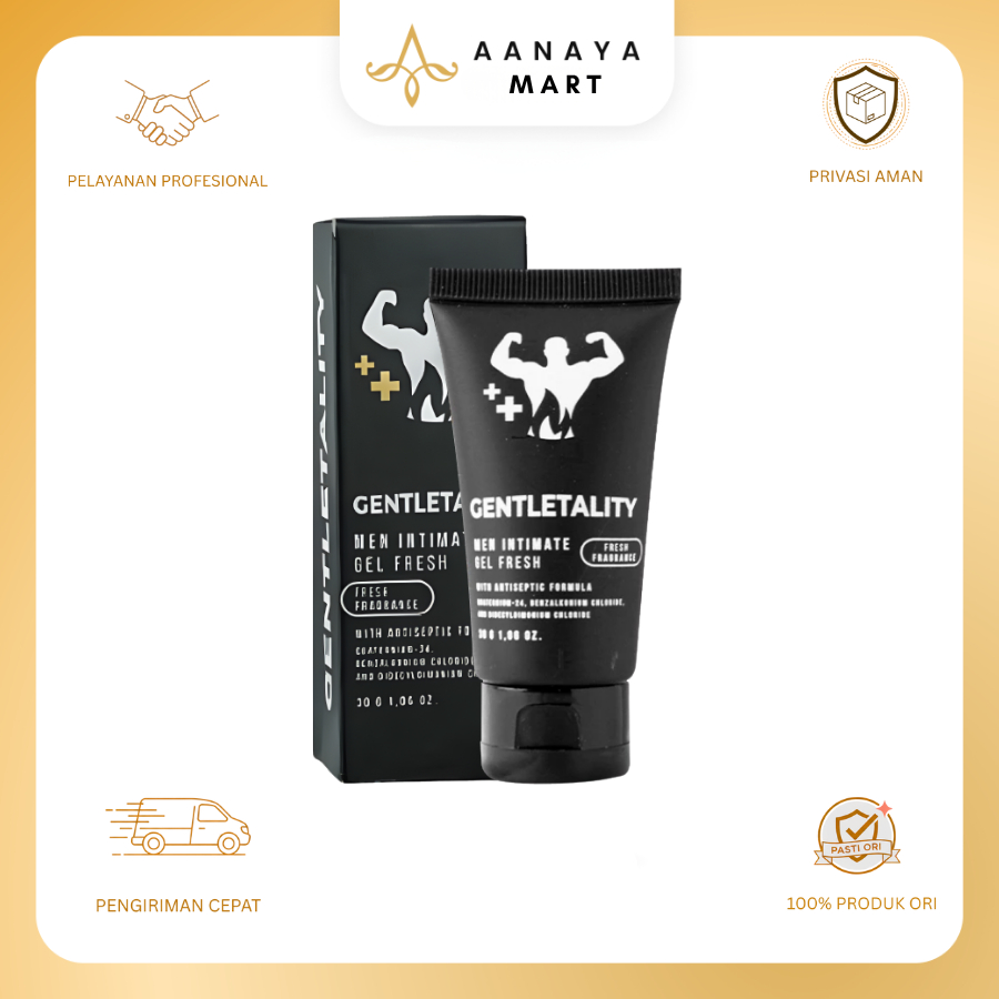 Gentletality Gel - Gel Perawatan Area Intim Pria Membesarkan dan Mengencangkan Mr P Joni Pria