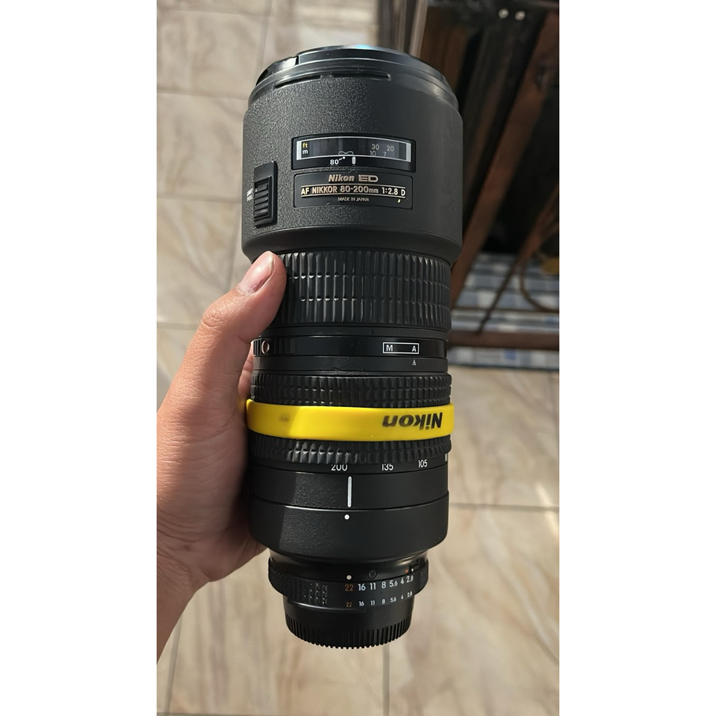 lensa tele Nikon 80-200 AFD gen 3