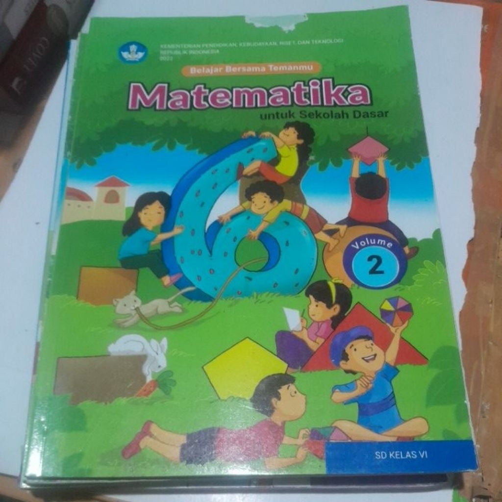 BUKU MATEMATIKA UNTUK SD KELAS VI/6 VOLUME 2 KURIKULUM MERDEKA 2021 BSE BOS,KEMENRISTEK