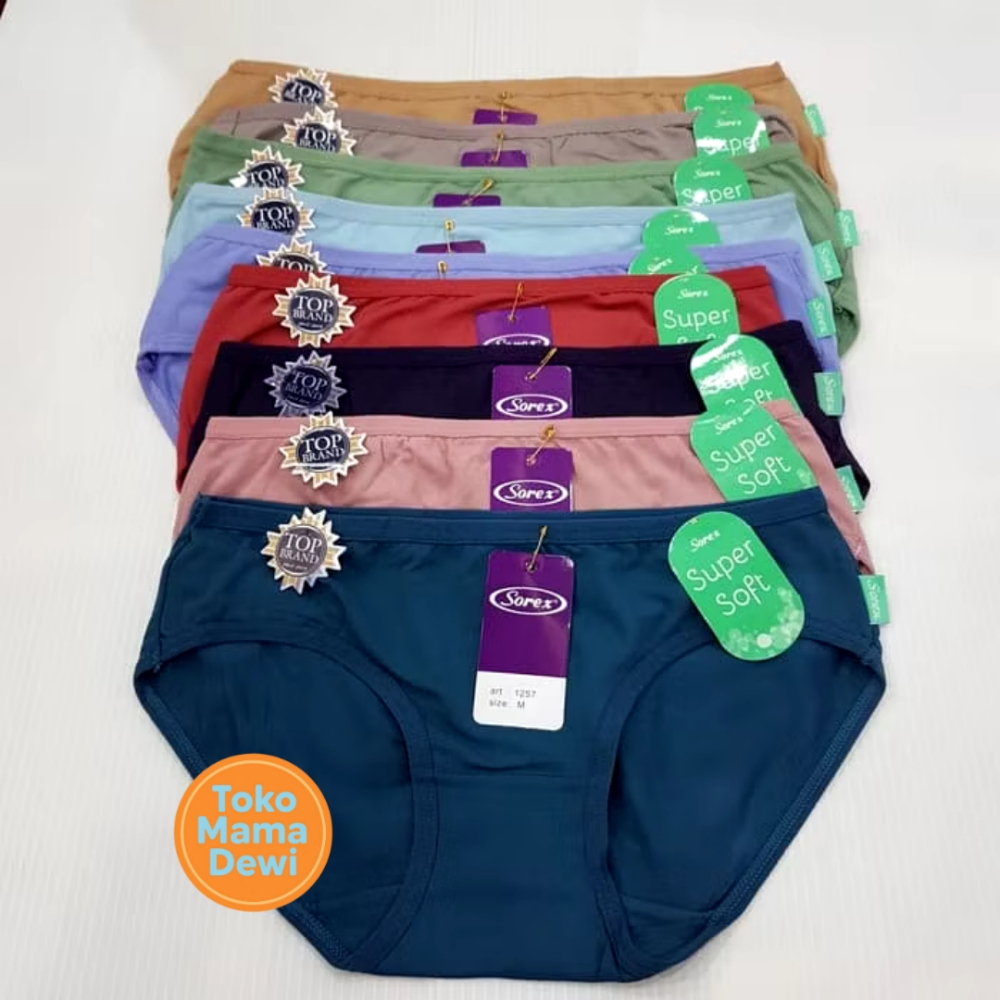 Cd Wanita Sorex 1257 Super Soft | Celana Dalam Wanita Dewasa Sorex Cutting Mini
