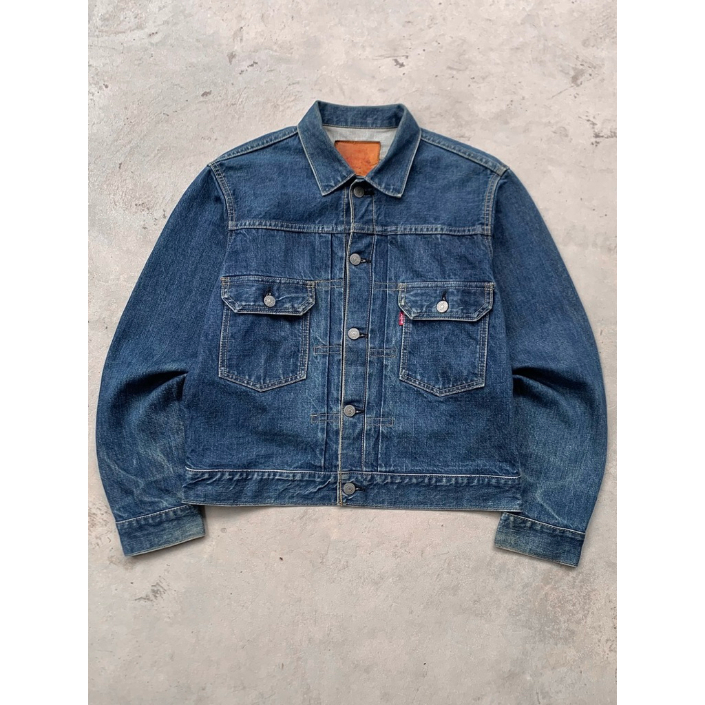 Vtg 90s Levis 507 Type ll Trucker Denim Jacket Made in Japan (Button J02 , Dated Nov 1992)