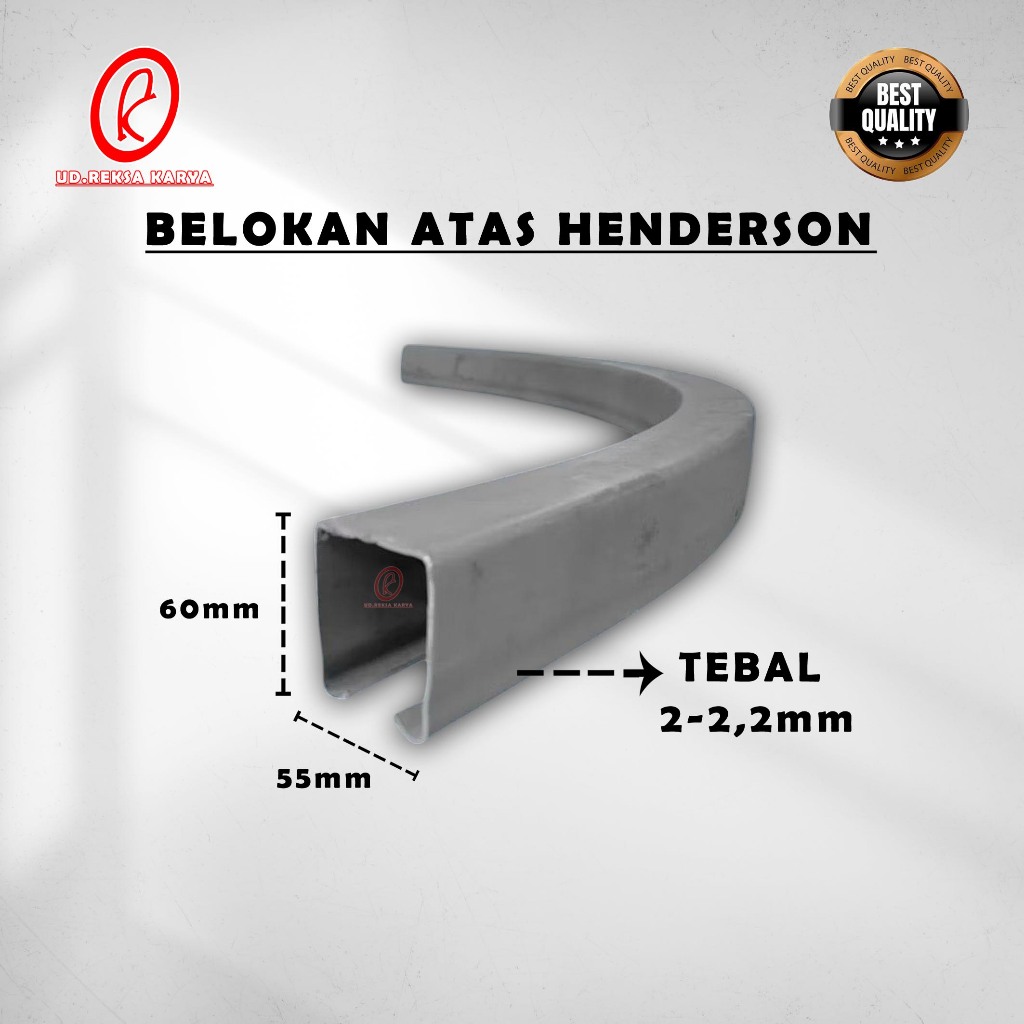 Belokan atas henderson | Rel tikung henderson