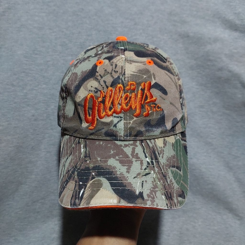 topi cap OTTO Gilley's Camo Tree Fishing original