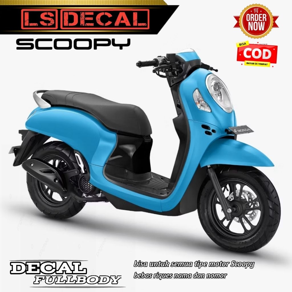 Decal Full Body Polos Scoopy 2023 2022 2021 2020 Metalik Doff