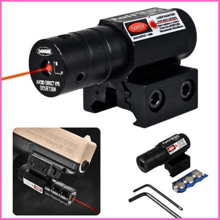 START TaffLED Laser Senapan Mini Warna Merah Tembak Jarak Jauh Berburu Siang Malam 11/20mm HJ11