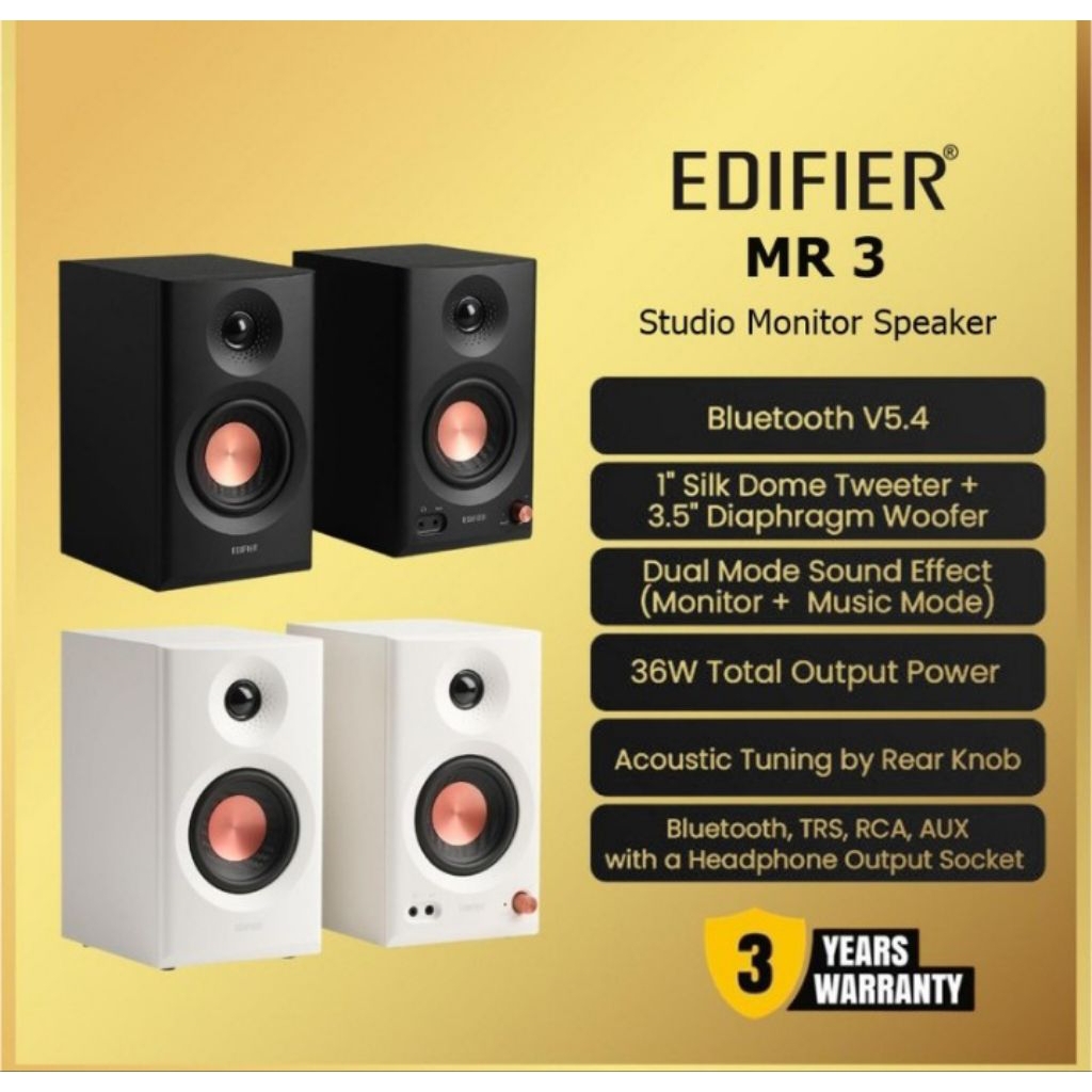 Edifier MR3|MR4 Studio Monitor Speaker