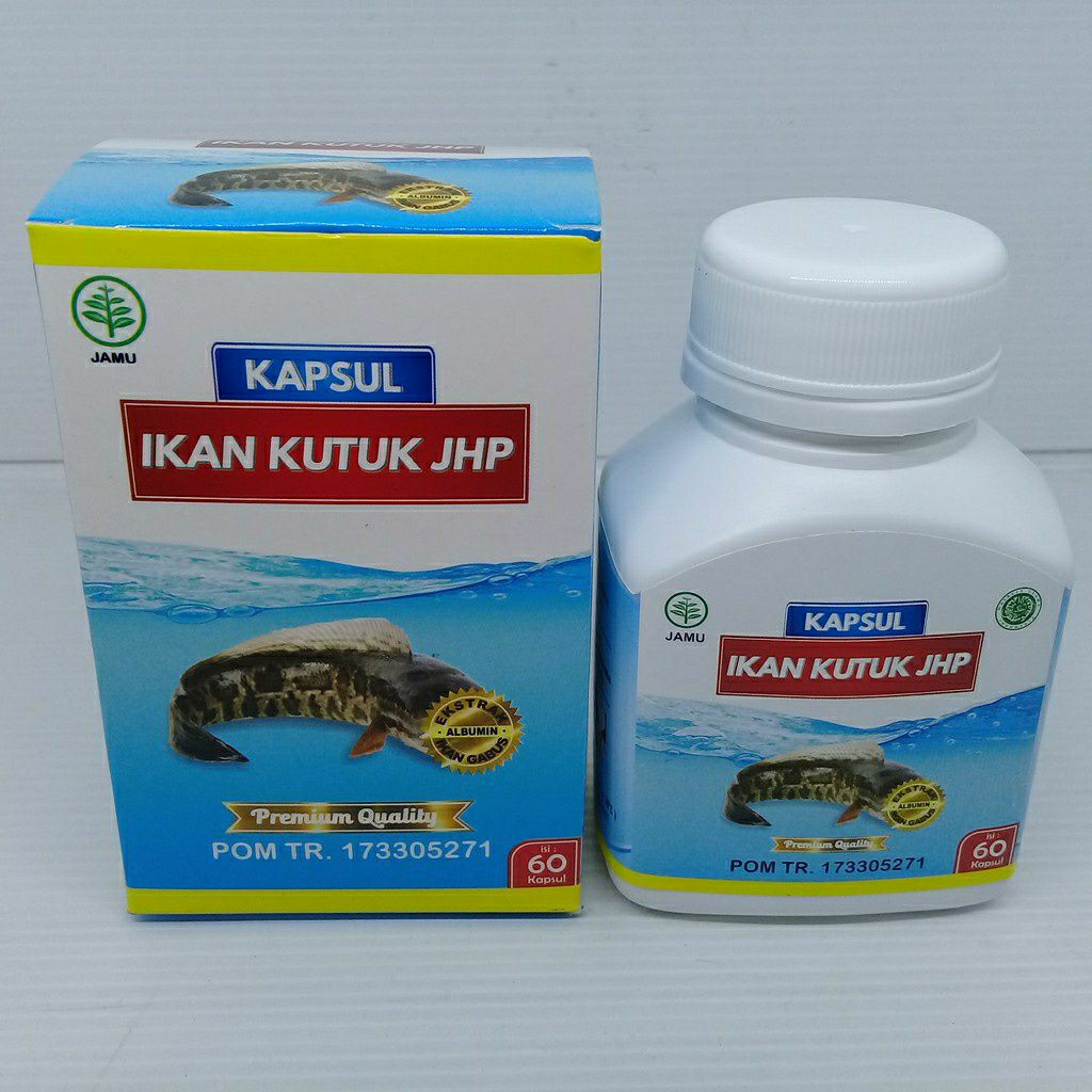 Gabus JHP Ikan Kutuk Gamabumin atau Megabumin ekstrak gamat dan ikan kutuk