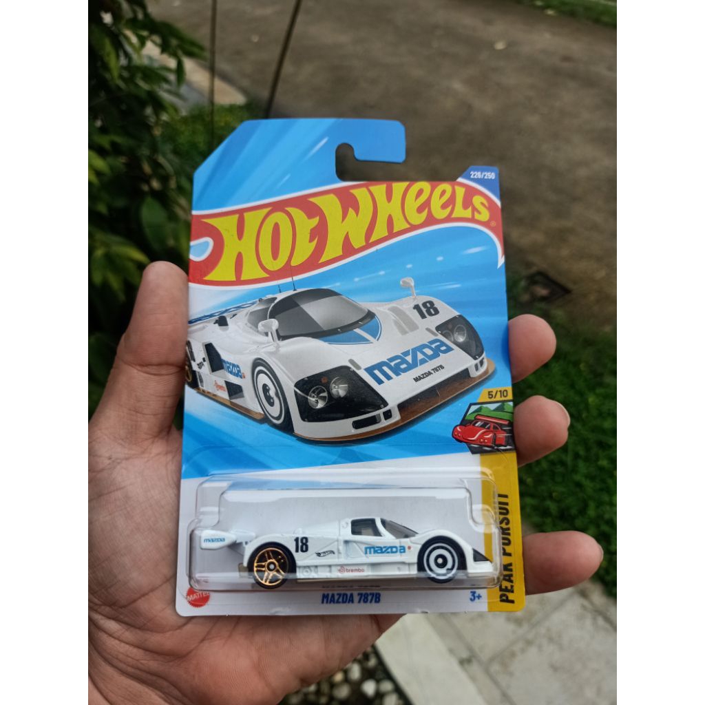 Hot Wheels Mazda 787B Orange Hijau Putih
