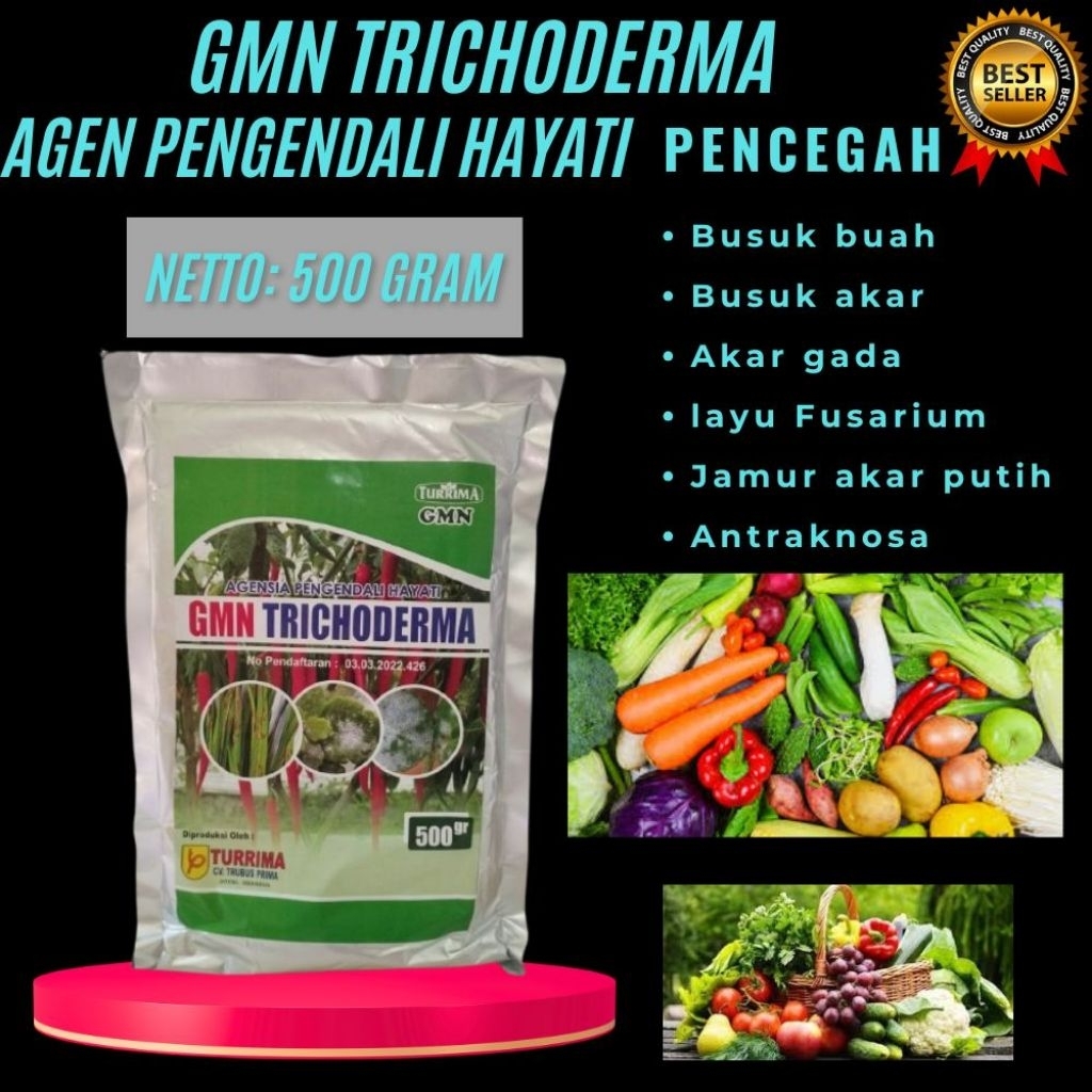 SOLUSI AJAIB  Trichoderma Anfush, Trichoderma Asperellum Isi 500gram