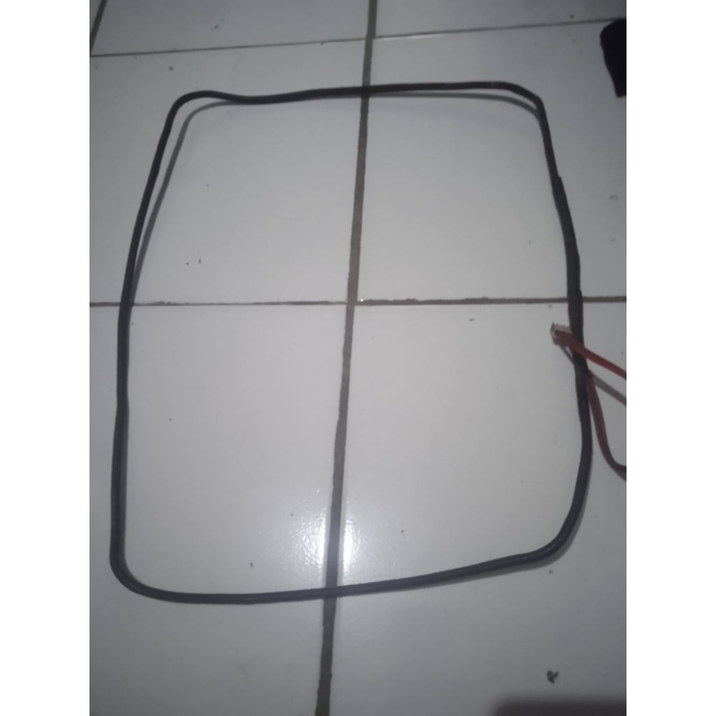 degausing tv tabung polytron slim, uslim bekas 21"