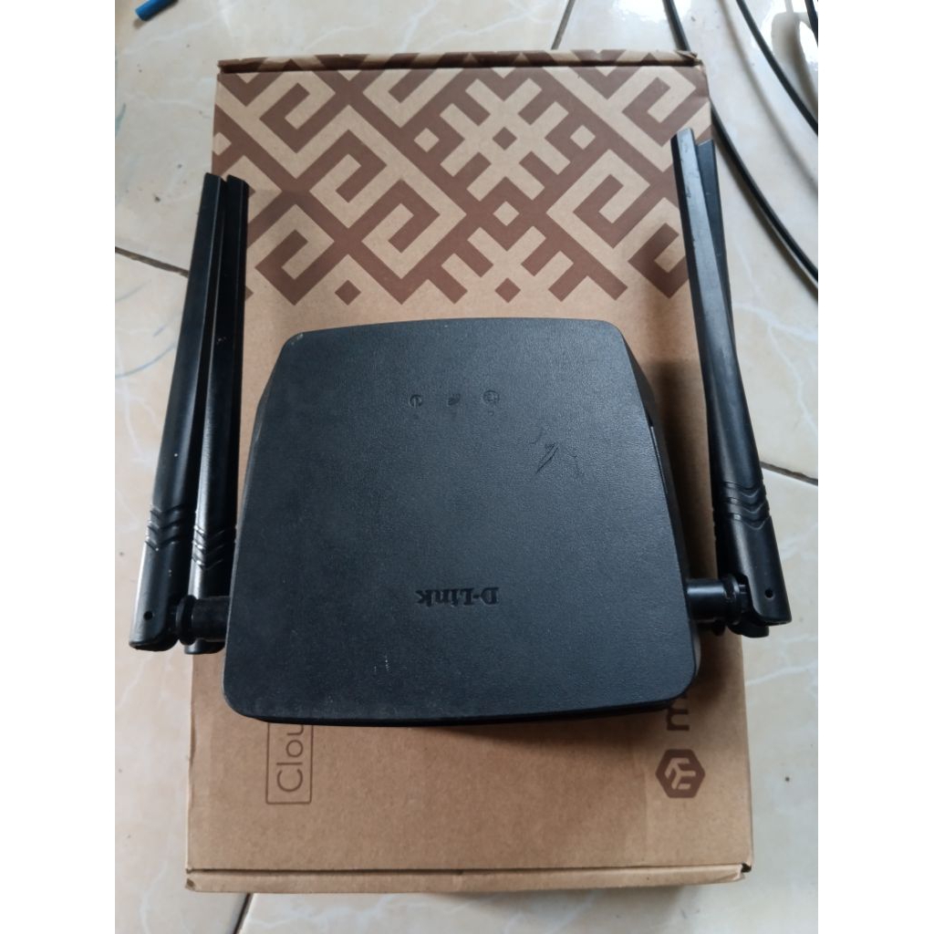 ROUTER MODEM DLINK D LINK D-LINK ROBOT LAMPU KUNING