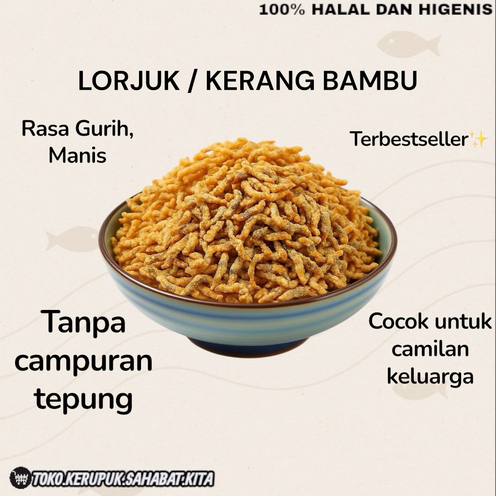 LORJUK / KERANG BAMBU 1kg