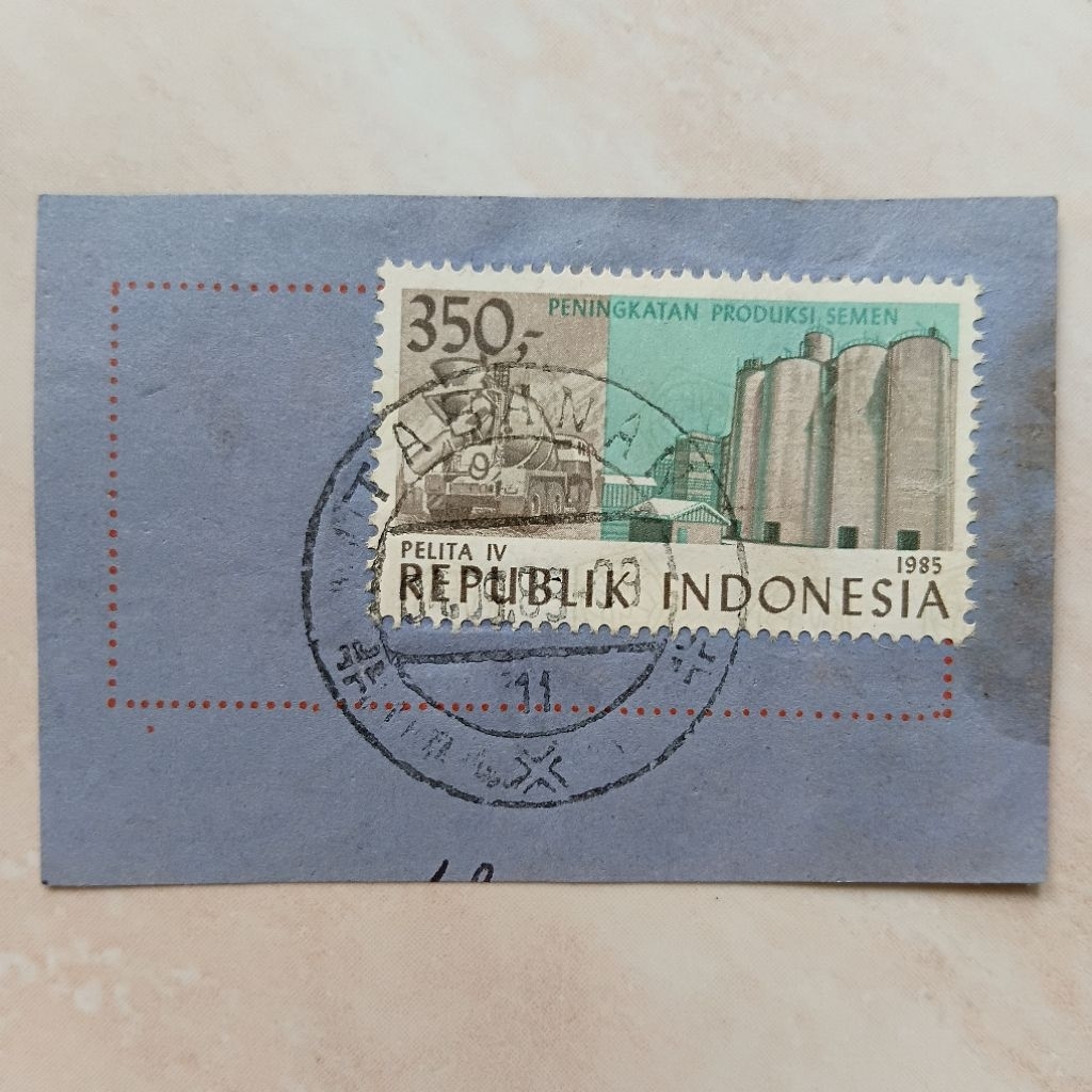Perangko Prangko Kuno Jadul Indonesia Seri Pelita IV 1985 Cap Bagus Tabanan - YN2893