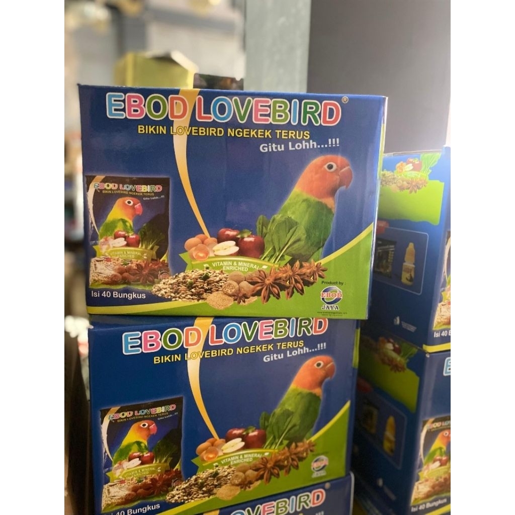 EBOD LOVEBIRD SACHET 1 DUS ISI (40 PCS)