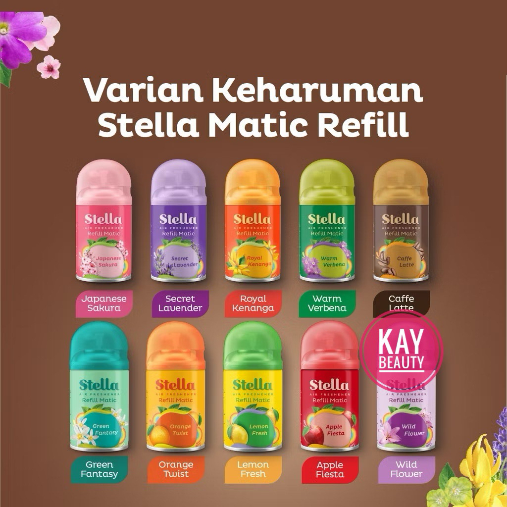 Stella Refill 160ml Pewangi Ruangan Otomatis*