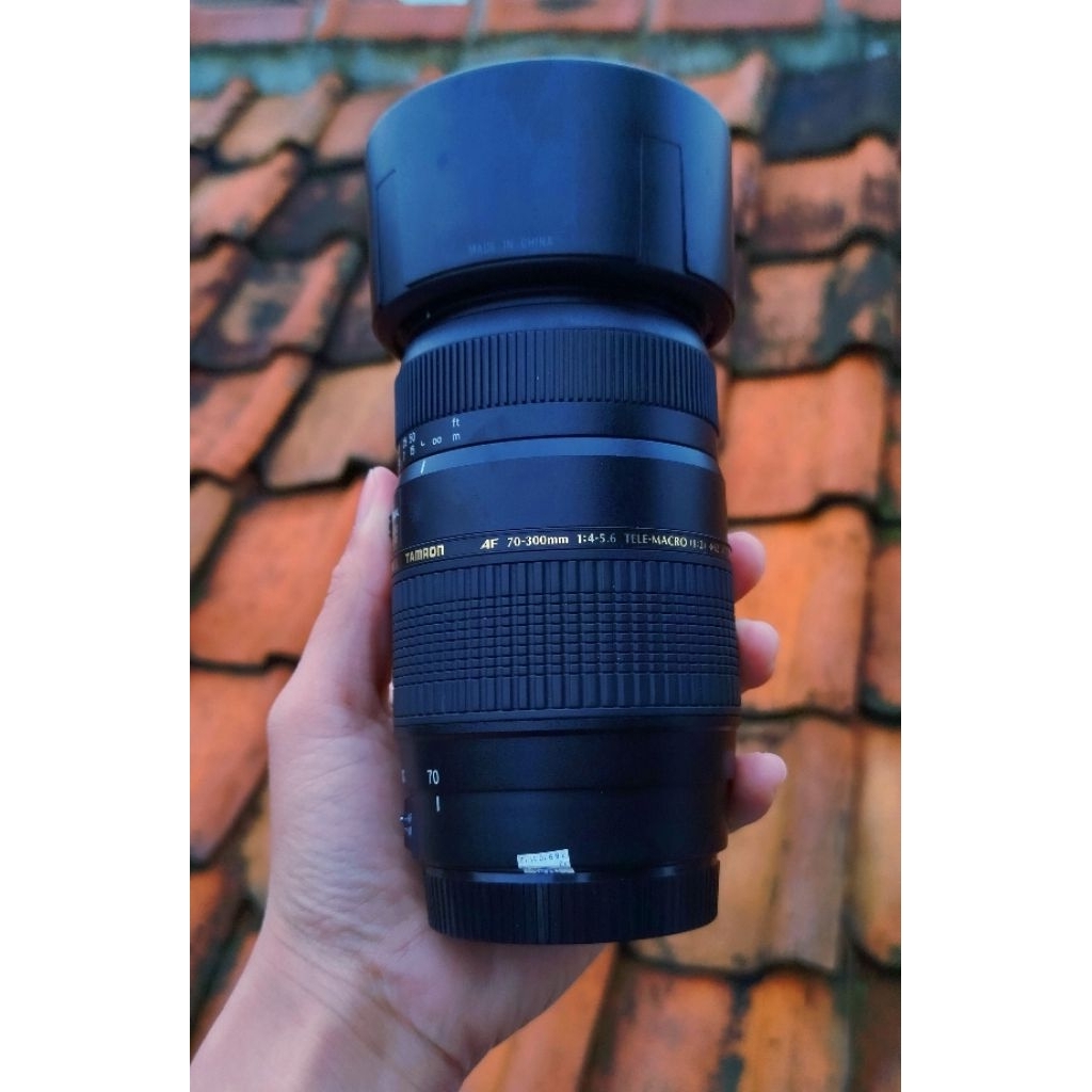 Lensa canon tele tamron 70-300mm