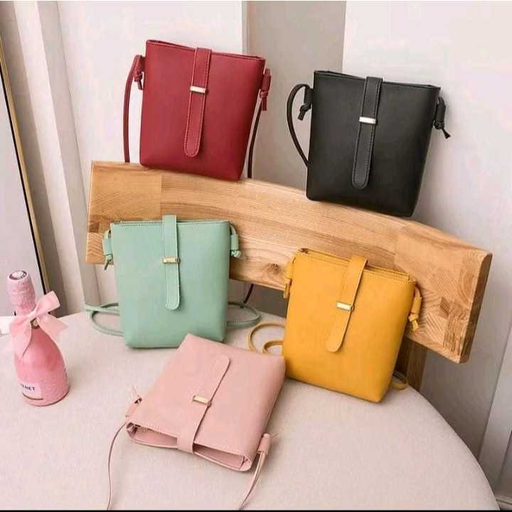 Tas Selempang Bahu Wanita Kotak Kecil Warna Pastel Resleting Lomenia TAS003