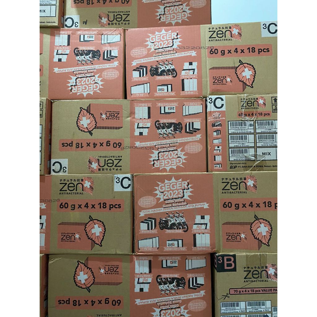 G11 SABUN ZEN KARTON/72