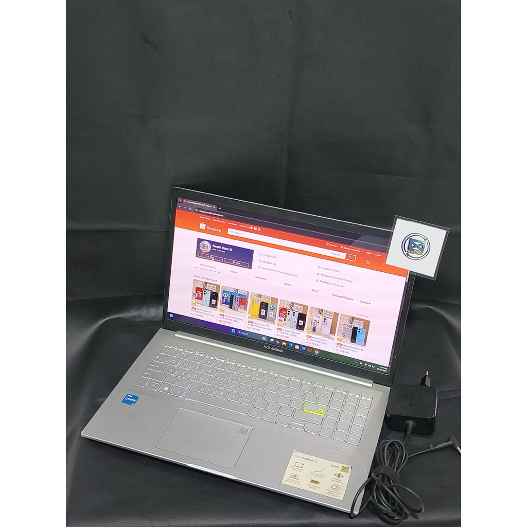 LAPTOP ASUS VIVOBOOK X513EA CORE i3 1115G4 12GB SSD 512GB 15 INCH SECOND BERGARANSI