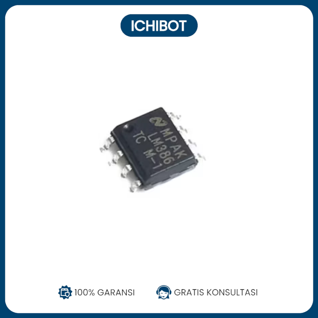 SMD - LM386 Audio Power Operational Amplifier Direct Plug Amplifier IC Chip