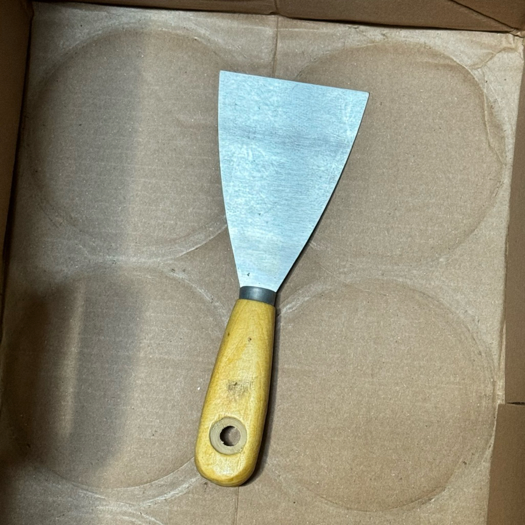 Skrap Dempul 2,5” 3” 4” || Tembok/Dinding || Gagang Kayu