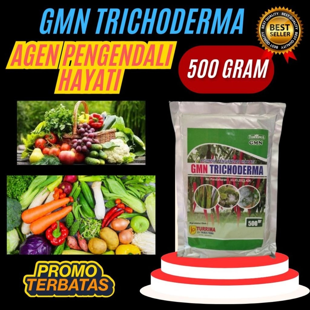 TERLARIS  Trichoderma Sp, Trichoderma Sebagai Biofertilizer Isi 500gram