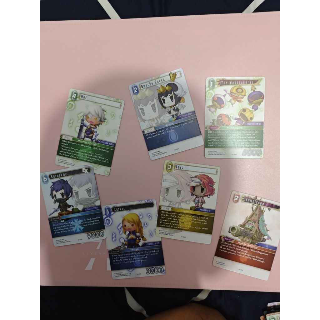 kartu final fantasy tcg murah, tersedia playset