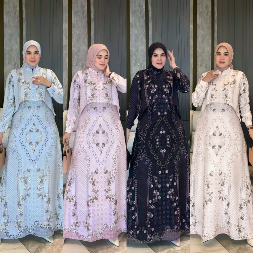 Gamis ZAHRA original, NAMIRA DRESS, gamis modern