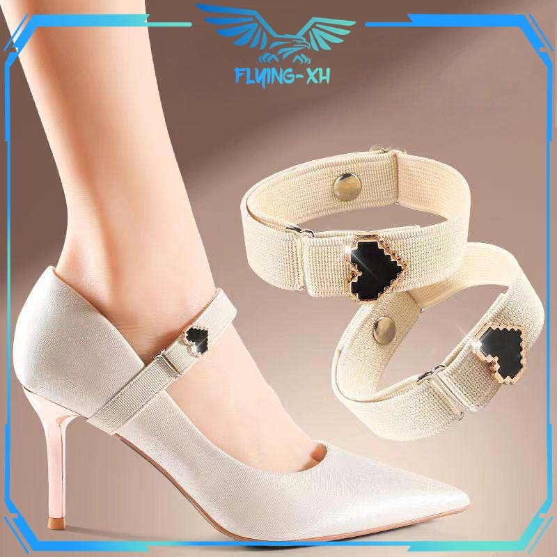 Tali Heels Wanita 2pcs Strap Heels Wanita Adjustable Tali Pergelangan Kaki Tali Sepatu Heels Tali He