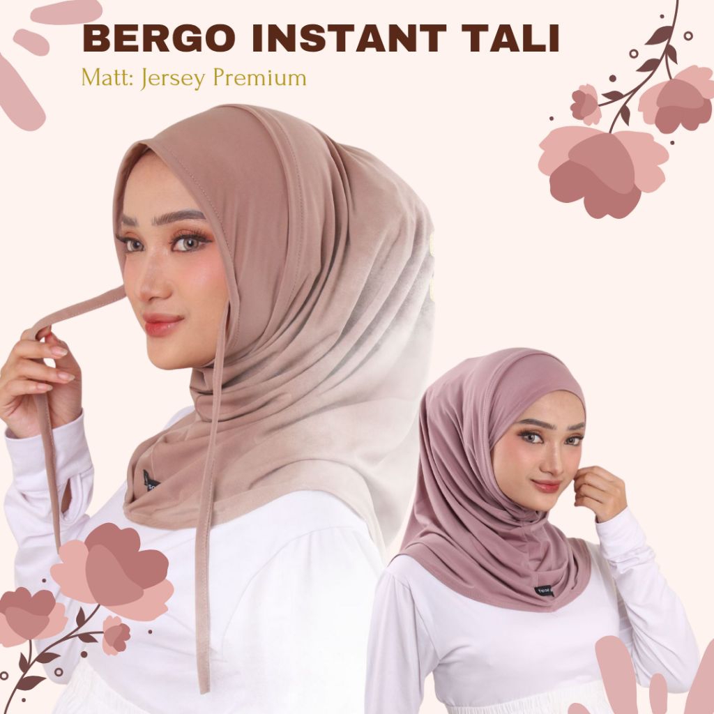Bergo Instant Tali | Hijab Sport