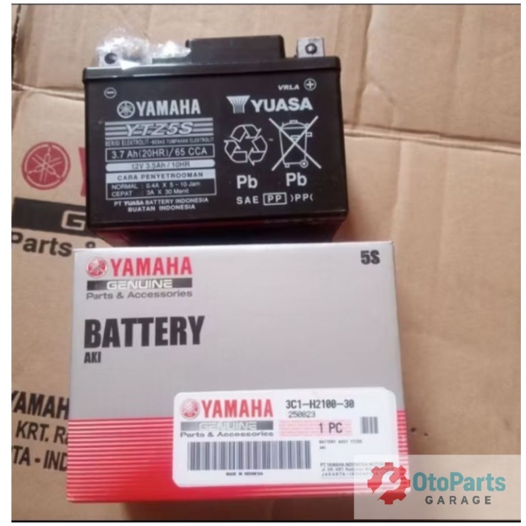 AKI KERING YUASA YTZ5S UNTUK YAMAHA MIO / MIO SPORTY / MIO SOUL / MIO J / MIO GT ORIGINAL YUASA JAPA
