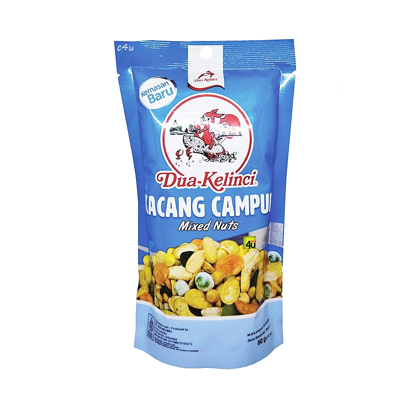 Dua Kelinci Mixed Nuts Kacang Campur 65 gram