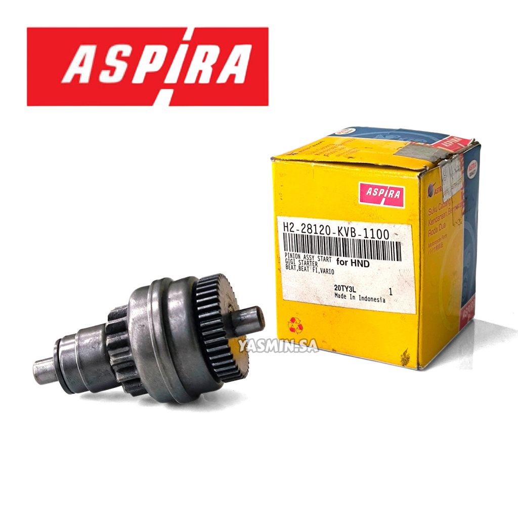 Pinion Stater Vario 110 Karbu Scoopy Spacy Beat Vario 110 FI Stater Berisik Original Aspira