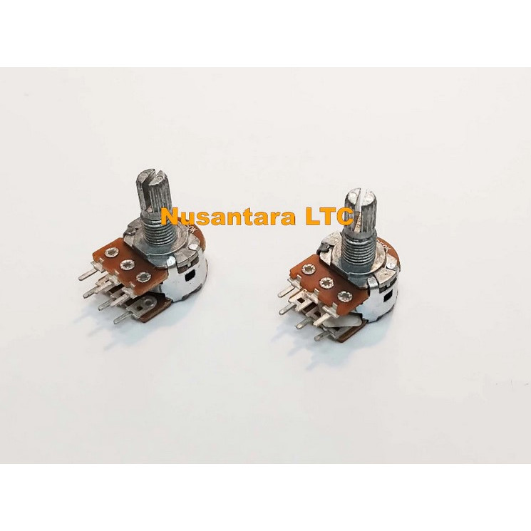 Potensio Stereo Aplus 50K 100K As Pendek Rotary Klik