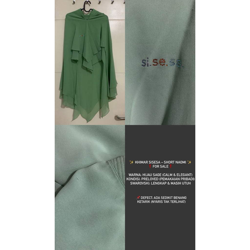 PRELOVED KHIMAR SISESA - SHORT NAOMI