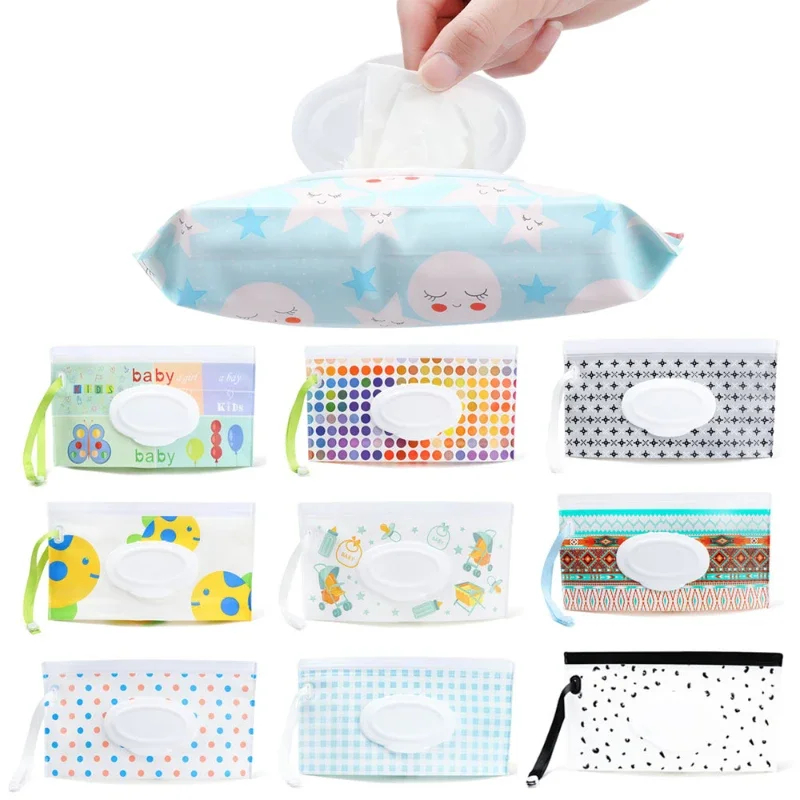 Kantong Tisu Basah Kering Bayi/Baby Facial/tissue pouch/tempat masker
