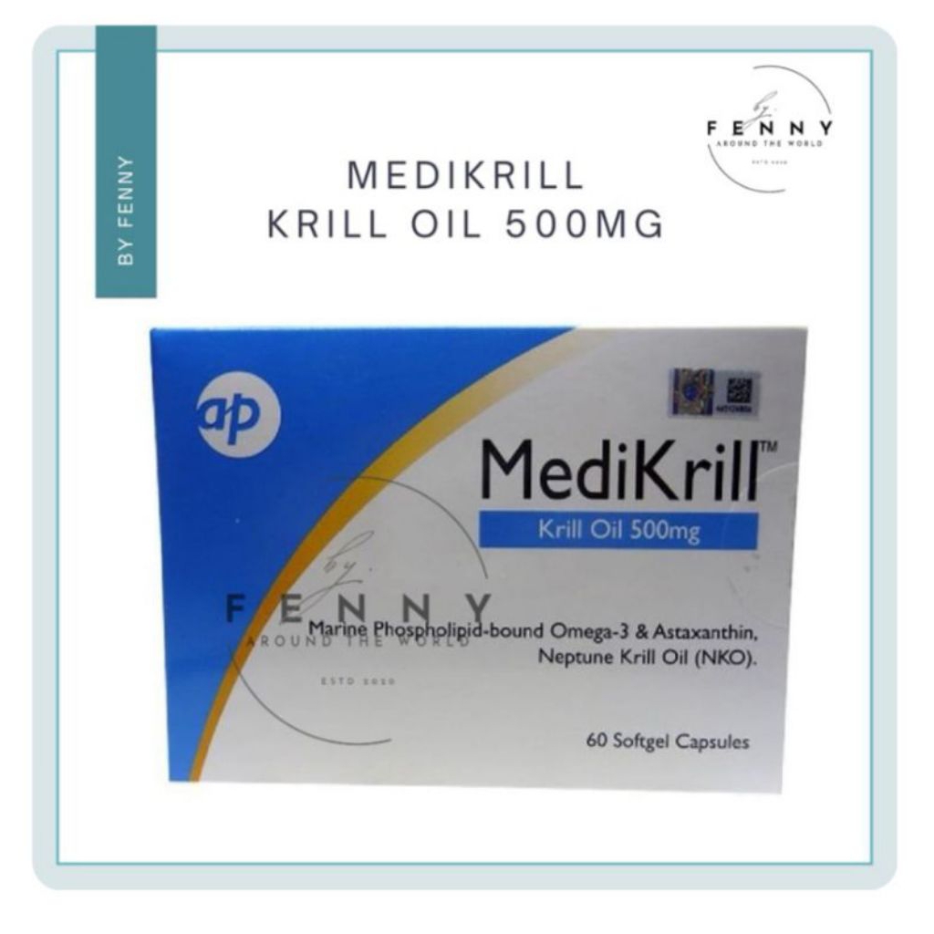 MEDIKRILL - Krill Oil 500mg - Original Malaysia