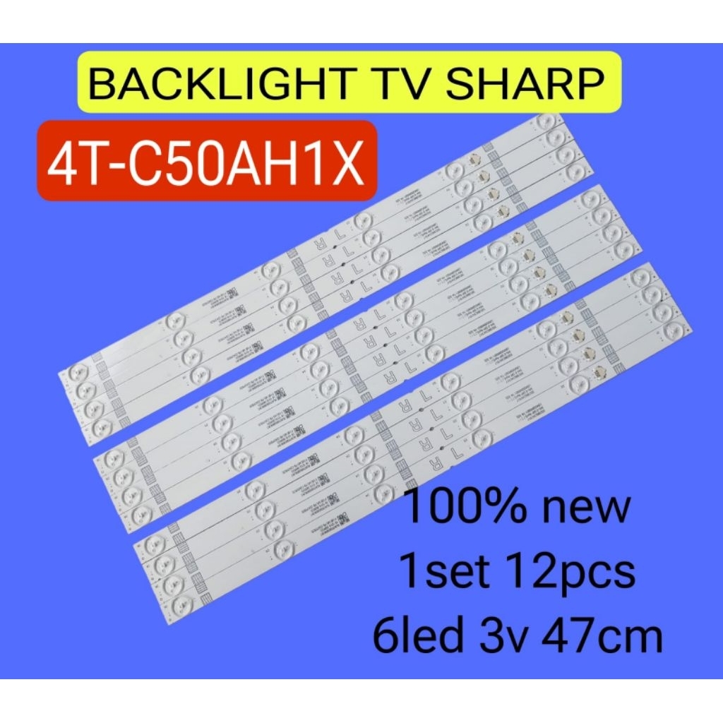 LAMPU LED BACKLIGHT BL TV SHARP 4T-C50AH1X 50AH1X