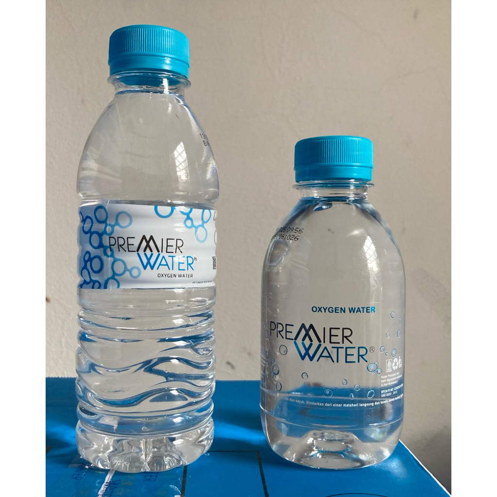 oxygen premier water exclusive tersedia ukuran 250 ml & 330 ml (satuan)