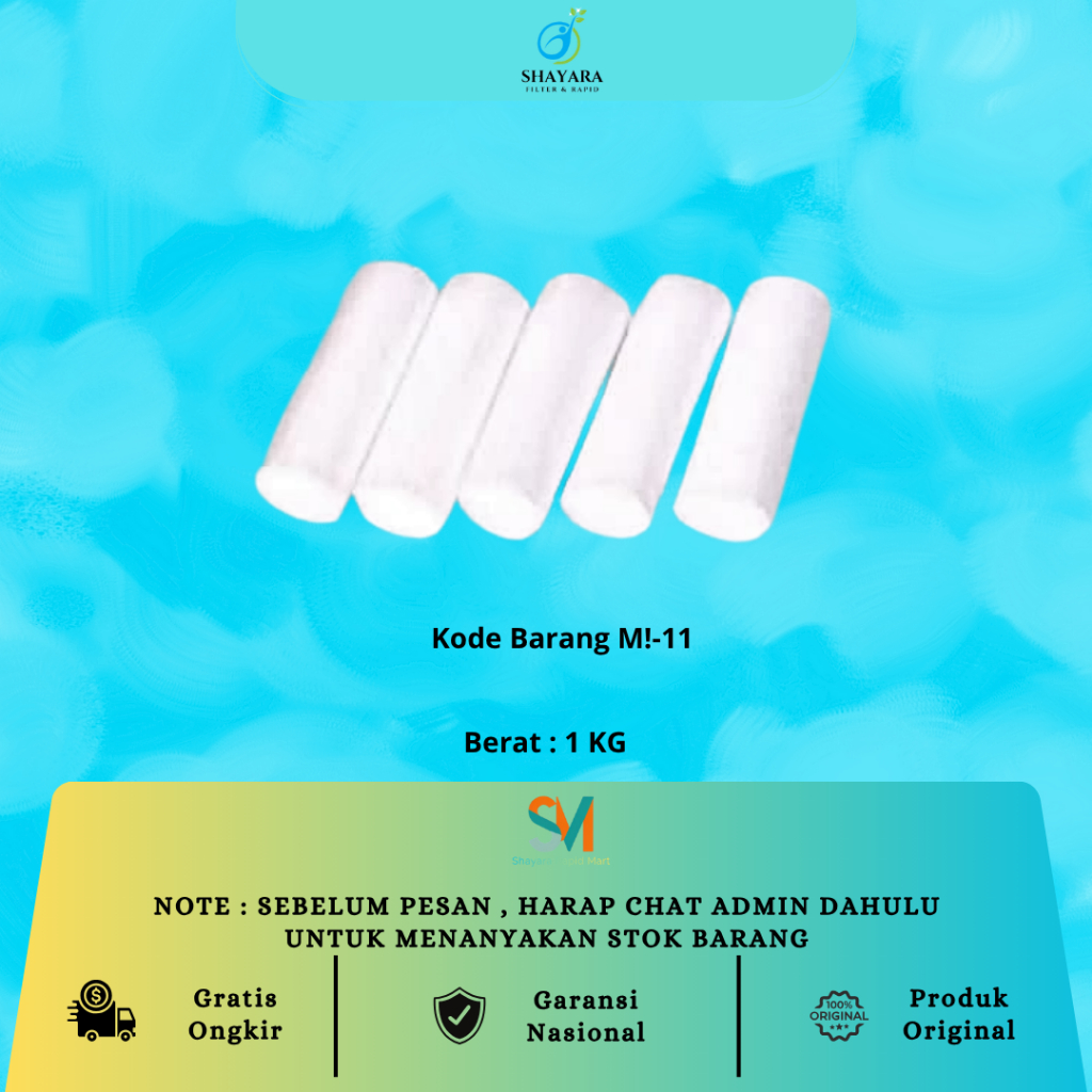 Busa Filter Pompa PCP Ukuran Kecil Kode M-LL Berat 1KG Kualitas Premium dan Super