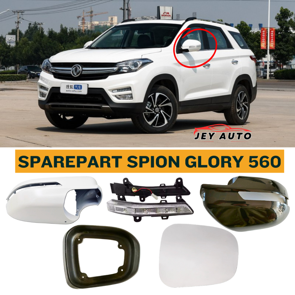 Part Spion Glory 560 Satuan / Kaca Spion Glory 560 / Mika Spion Glory 560 / Lampu LED Spion Glory 56