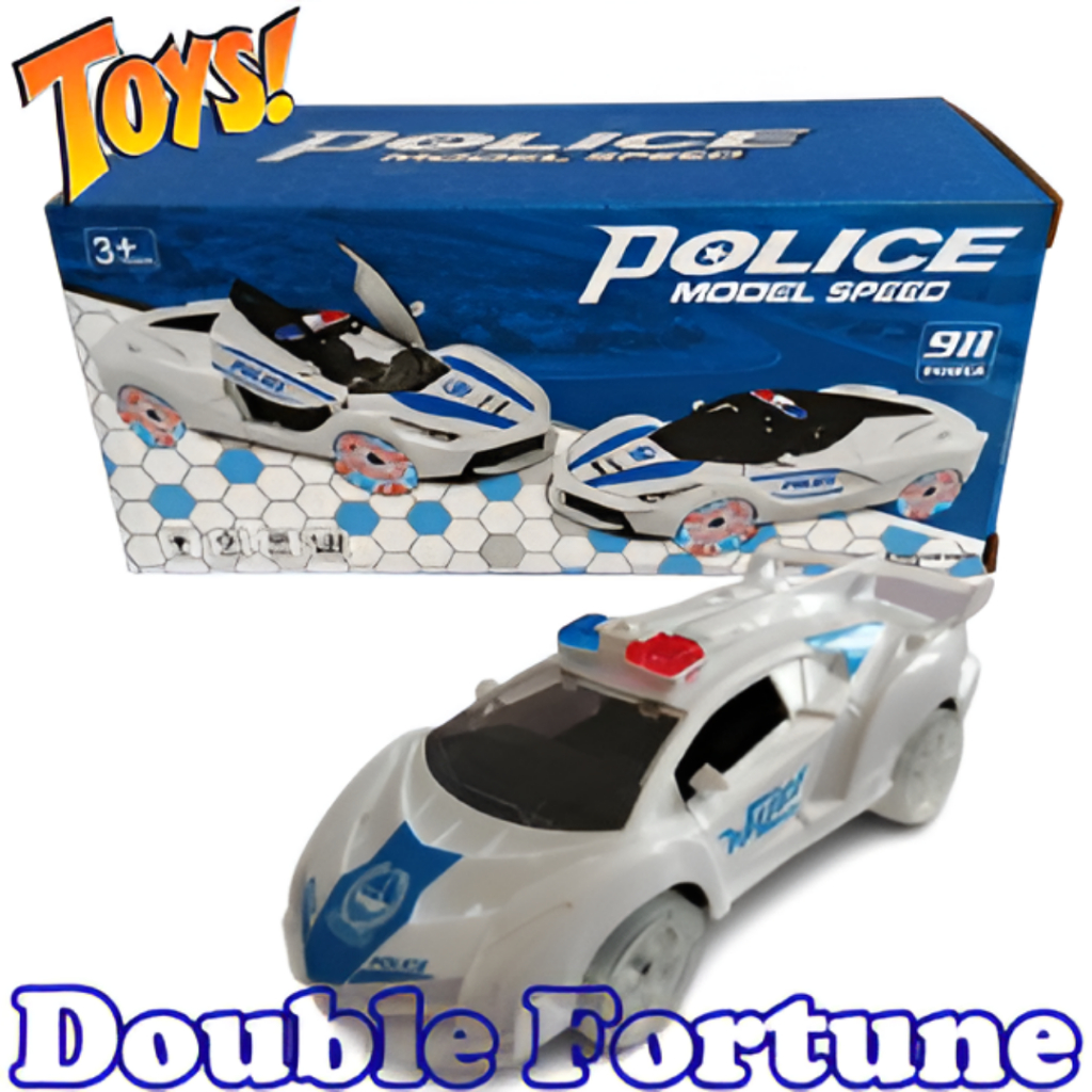 Mainan Anak 911 Power Police Mobil Speed Mobil Polisi Buka Pintu Otomatis + Lampu + Musik / Police C