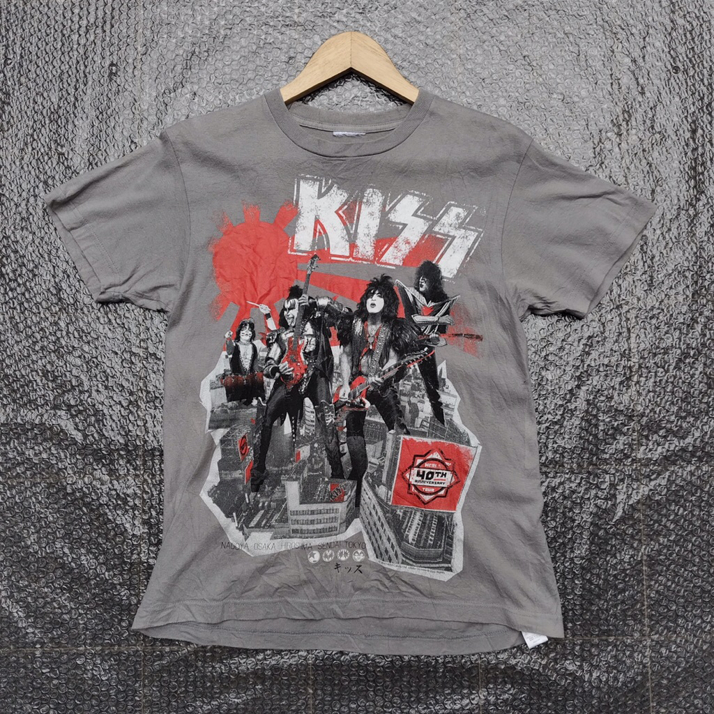 kaos Band Kiss remaja Tshirt Band Kiss XS kaos remaja band Kiss